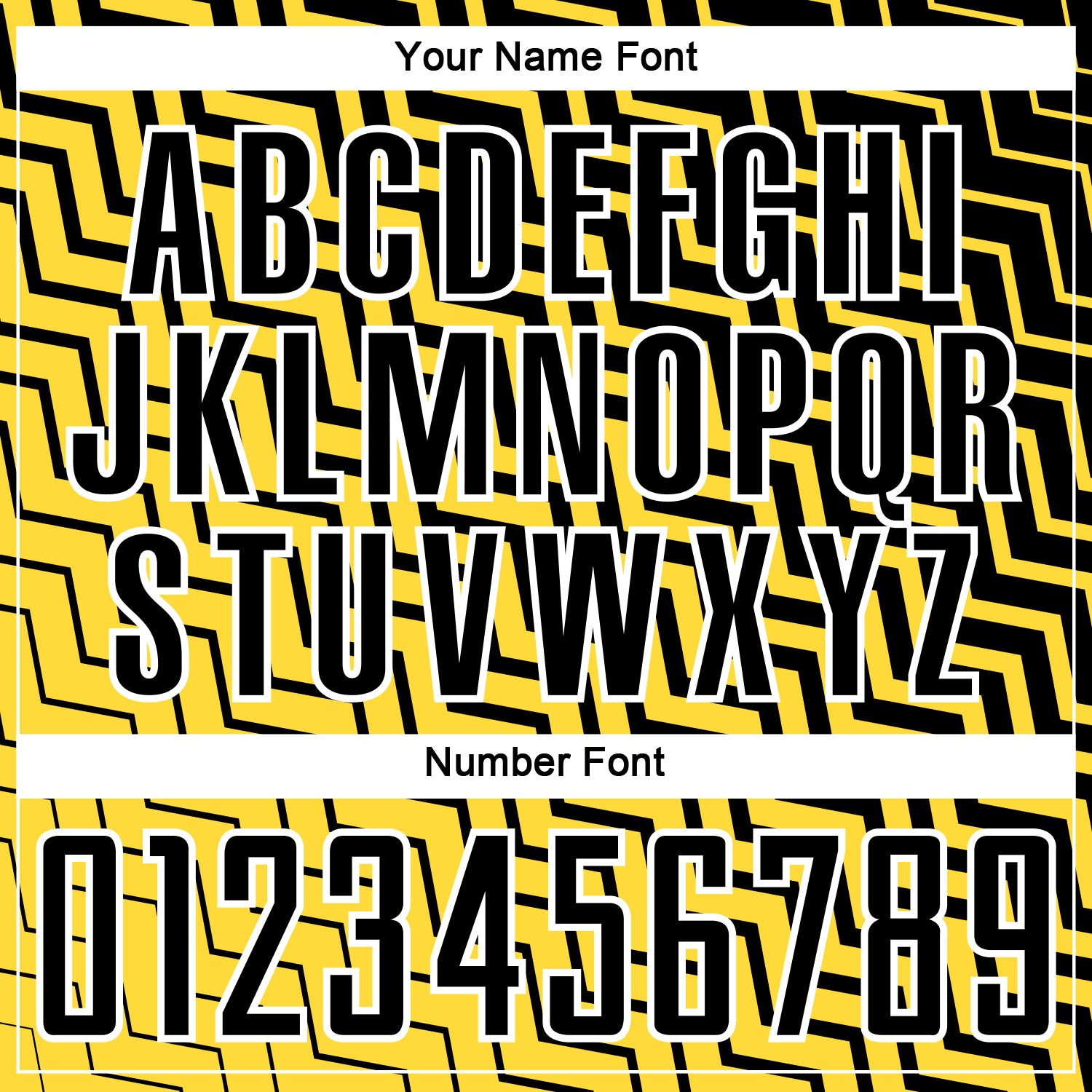 Custom Yellow Black-White Geometric Lines Sublimation Soccer Uniform Jersey - Sky-Custom