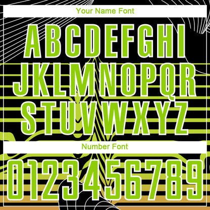 Custom Black Neon Green-White Lines Sublimation Soccer Uniform Jersey - Sky-Custom