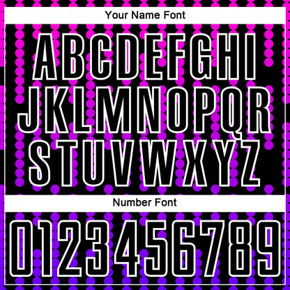 Custom Black Purple-Pink Lines Sublimation Soccer Uniform Jersey - Sky-Custom