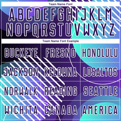 Custom Dark Purple White Geometric Shapes Sublimation Soccer Uniform Jersey - Sky-Custom