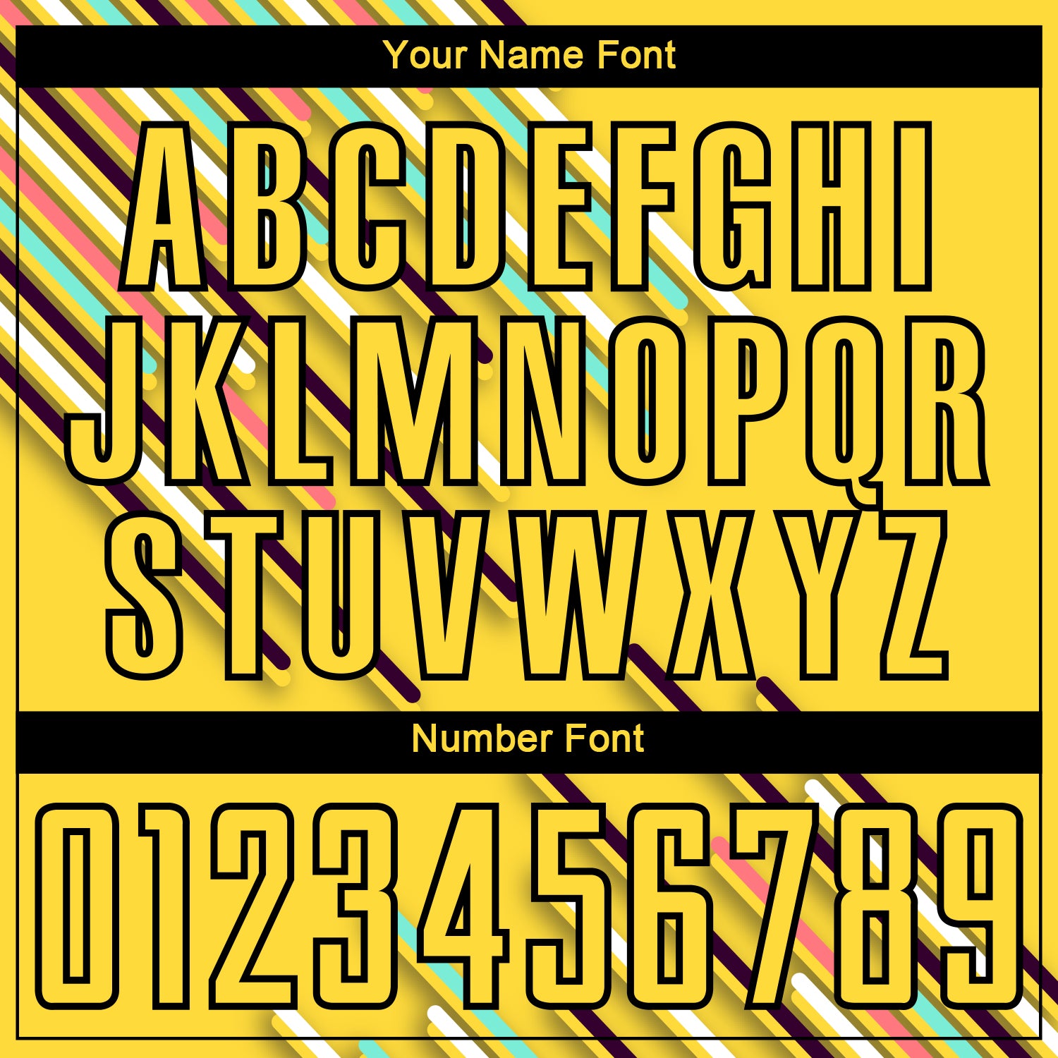 Custom Yellow Black Lines Sublimation Soccer Uniform Jersey - Sky-Custom