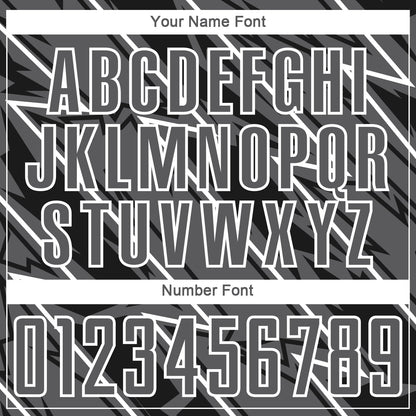 Custom Steel Gray White Lightning Sublimation Soccer Uniform Jersey - Sky-Custom