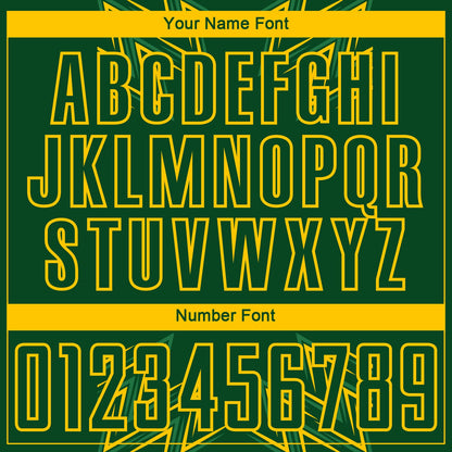 Custom Green Yellow Geometric Shapes Sublimation Soccer Uniform Jersey - Sky-Custom