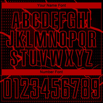 Custom Black Red Lightning Sublimation Soccer Uniform Jersey - Sky-Custom