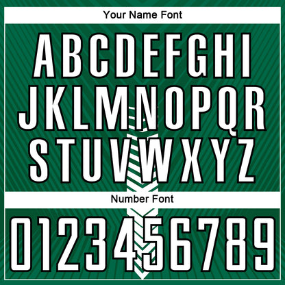 Custom Kelly Green White-Black Arrow Shapes Sublimation Soccer Uniform Jersey - Sky-Custom