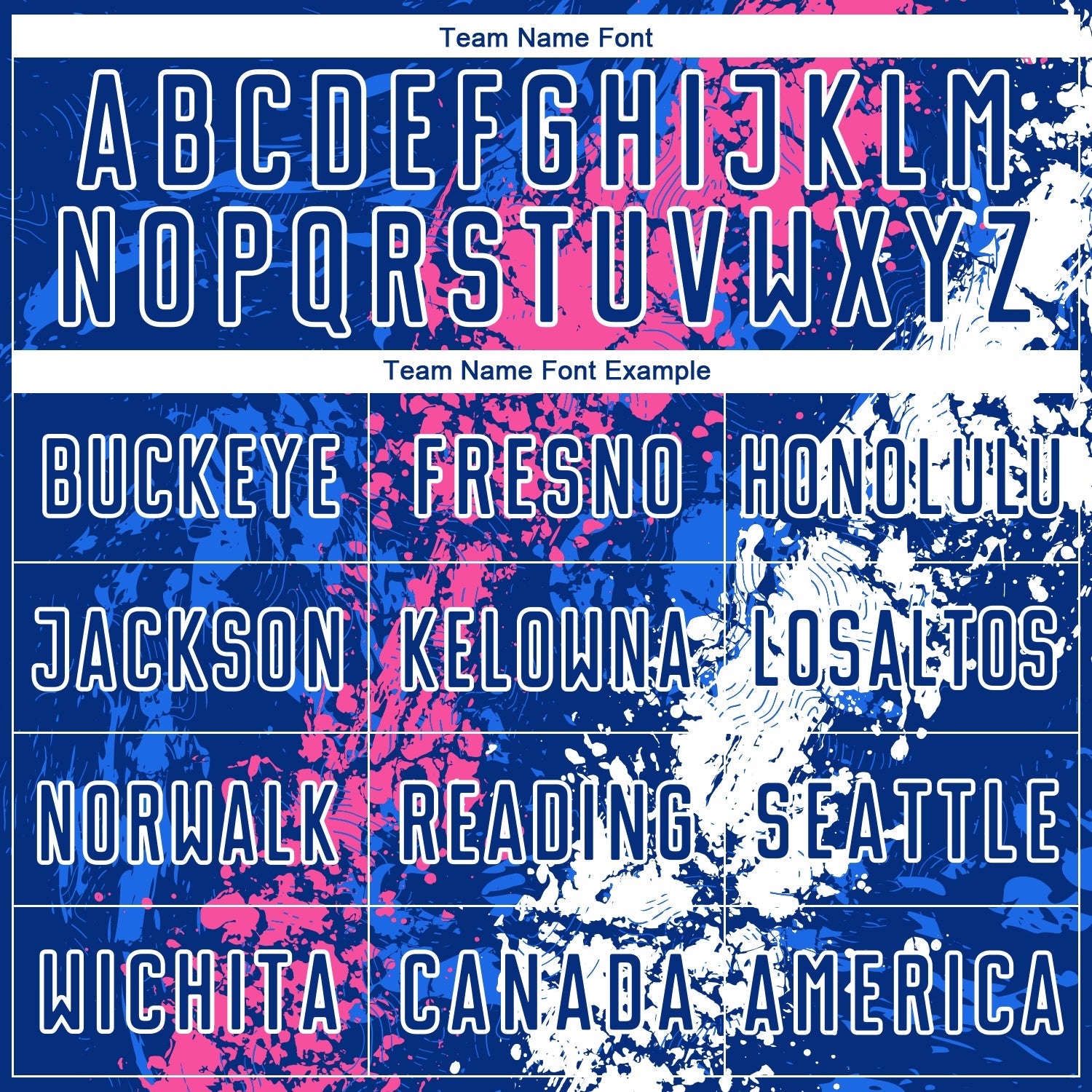 Custom Royal Pink-White Dripping Splatter Art Sublimation Soccer Uniform Jersey - Sky-Custom