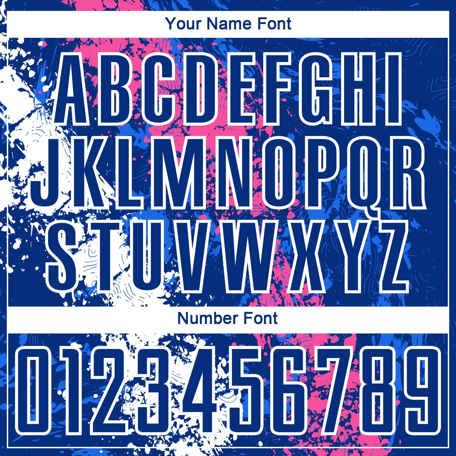 Custom Royal Pink-White Dripping Splatter Art Sublimation Soccer Uniform Jersey - Sky-Custom