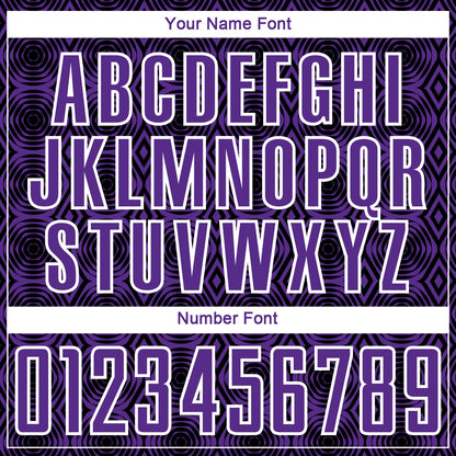 Custom Purple Black-White Geometric Shapes Sublimation Soccer Uniform Jersey - Sky-Custom