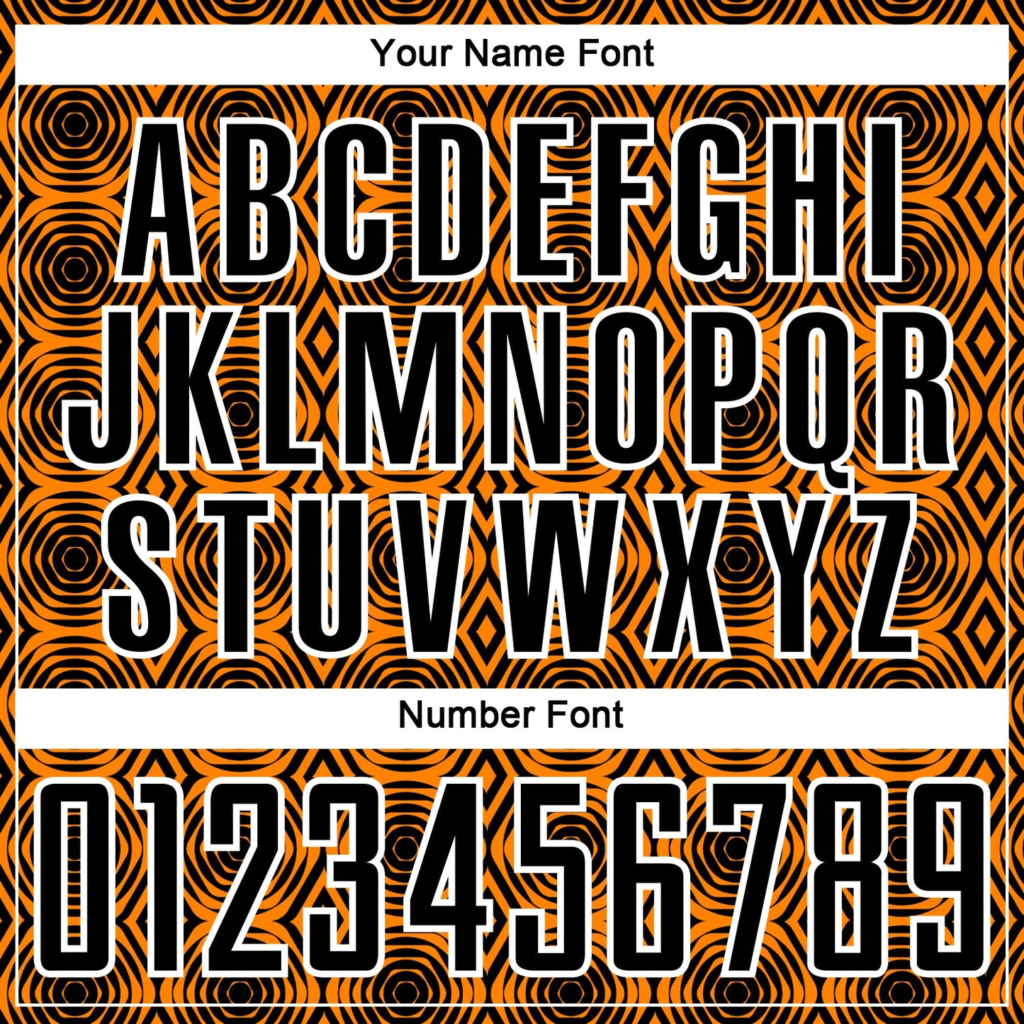 Custom Orange Black-White Geometric Shapes Sublimation Soccer Uniform Jersey - Sky-Custom