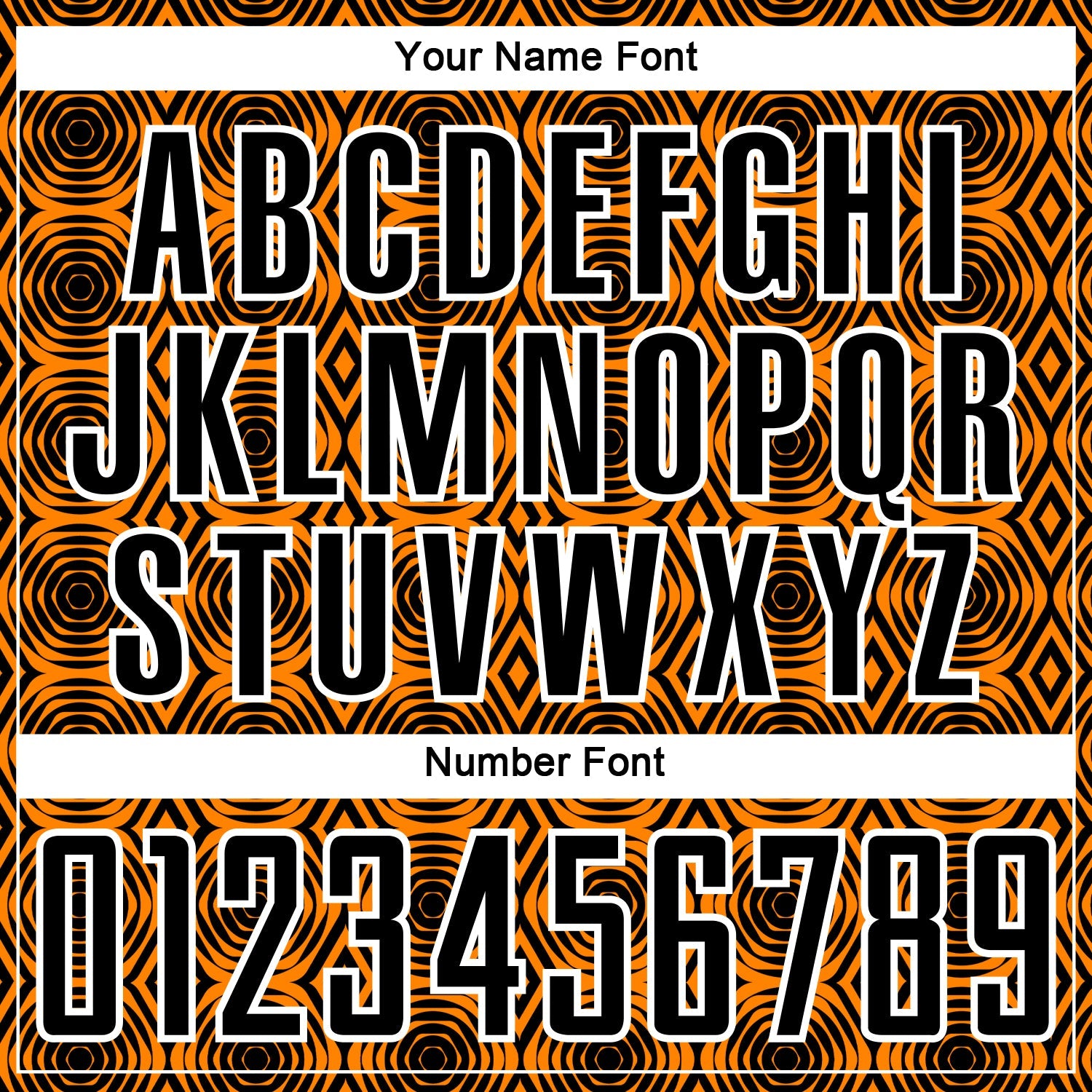 Custom Orange Black-White Geometric Shapes Sublimation Soccer Uniform Jersey - Sky-Custom