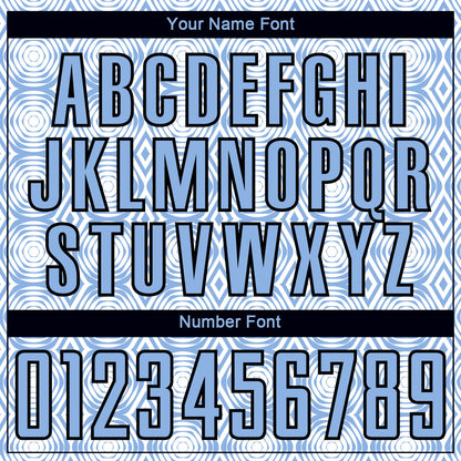 Custom Light Blue Black-White Geometric Shapes Sublimation Soccer Uniform Jersey - Sky-Custom