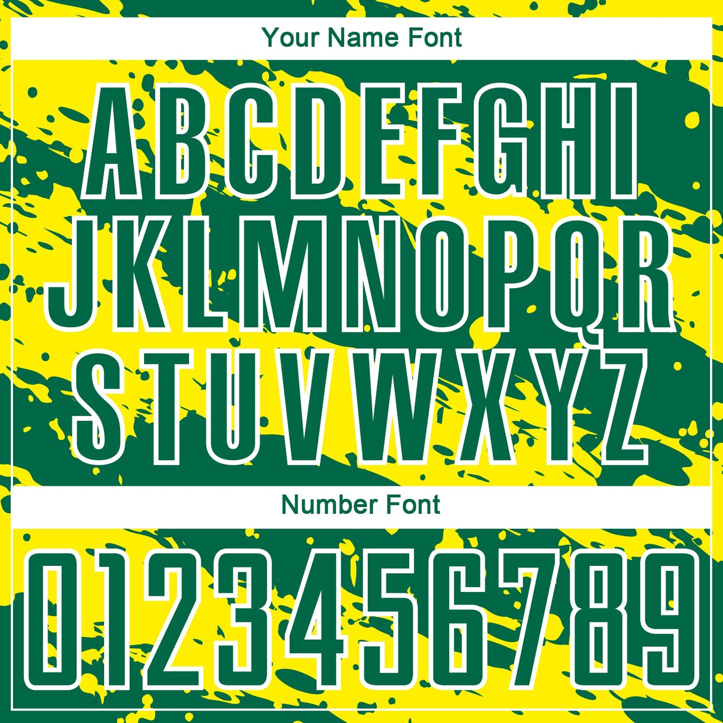 Custom Kelly Green Light Yellow-White Splash Sublimation Soccer Uniform Jersey - Sky-Custom