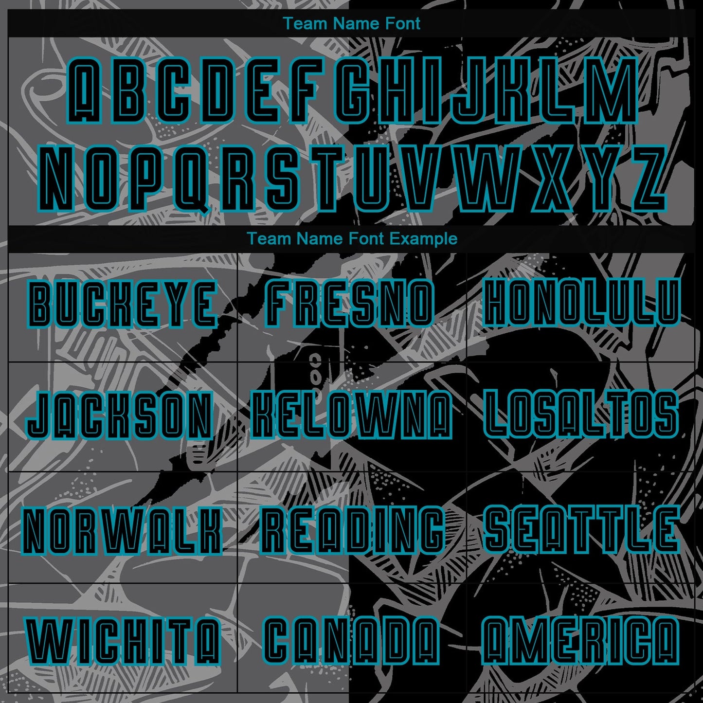 Custom Graffiti Pattern Black Steel Gray-Teal Scratch Sublimation Soccer Uniform Jersey - Sky-Custom