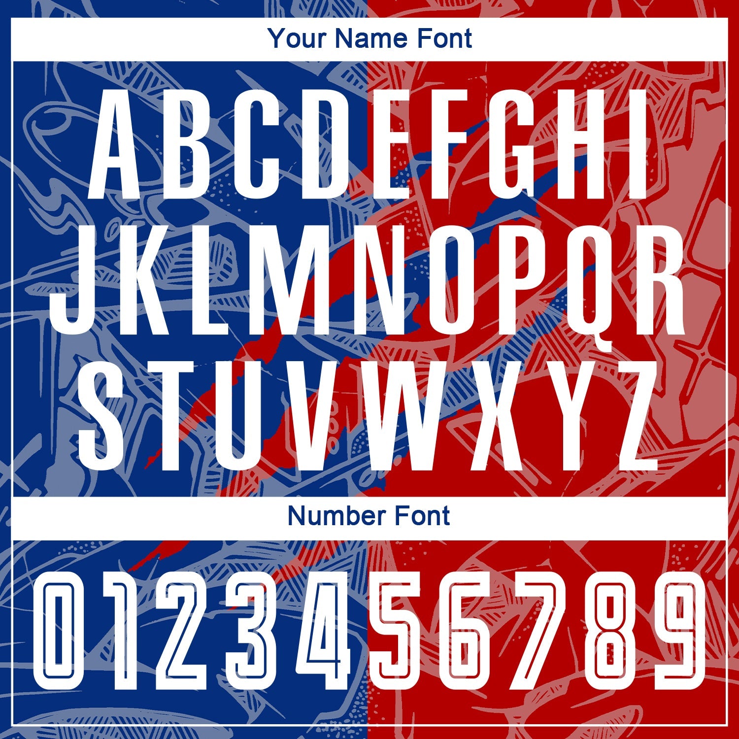 Custom Graffiti Pattern Red-Royal USA Scratch Sublimation Soccer Uniform Jersey - Sky-Custom