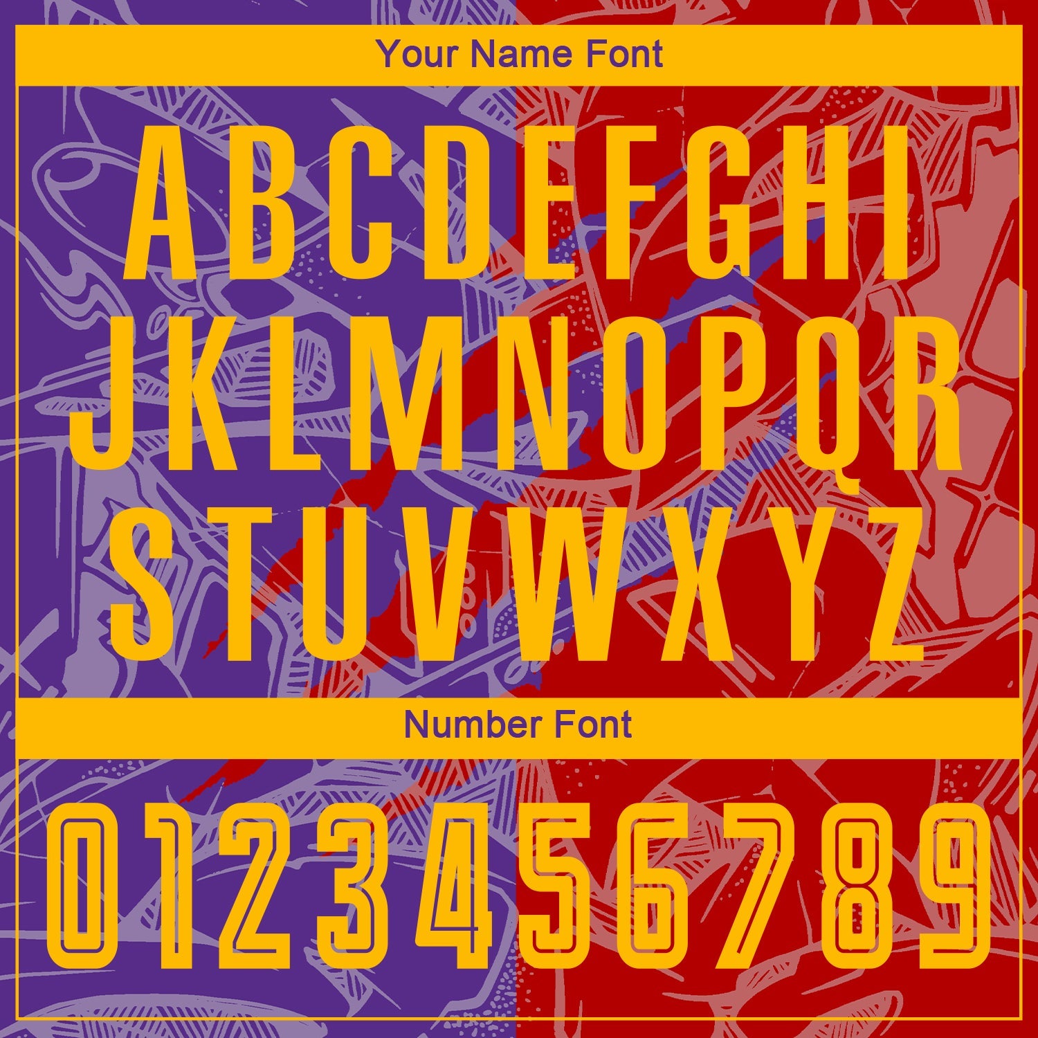 Custom Graffiti Pattern Yellow Red-Purple Scratch Sublimation Soccer Uniform Jersey - Sky-Custom