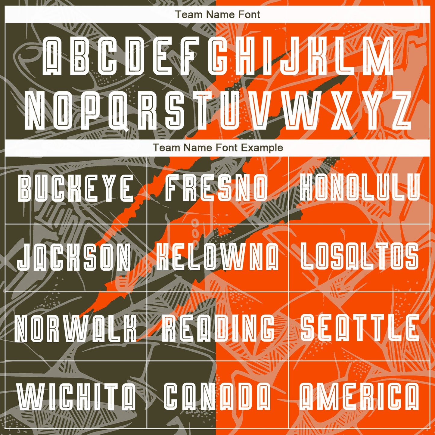 Custom Graffiti Pattern Olive-Orange Scratch Sublimation Soccer Uniform Jersey - Sky-Custom