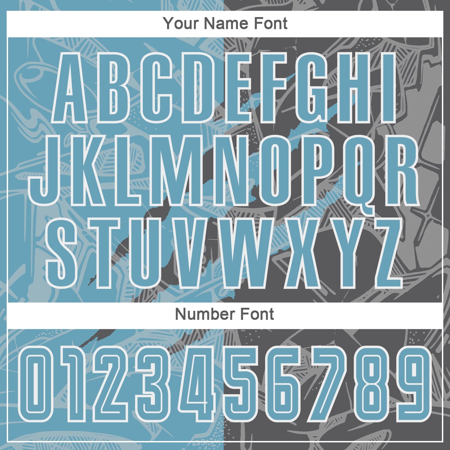 Custom Graffiti Pattern Shadow Blue-Steel Gray Scratch Sublimation Soccer Uniform Jersey - Sky-Custom
