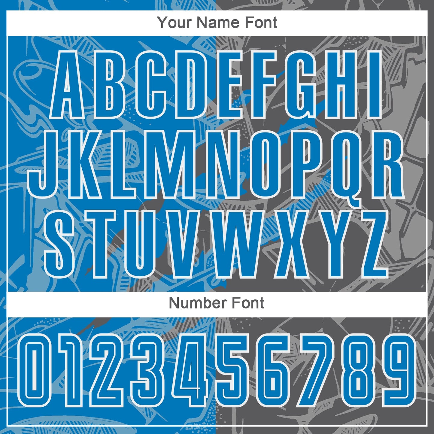 Custom Graffiti Pattern Blue-Steel Gray Scratch Sublimation Soccer Uniform Jersey - Sky-Custom