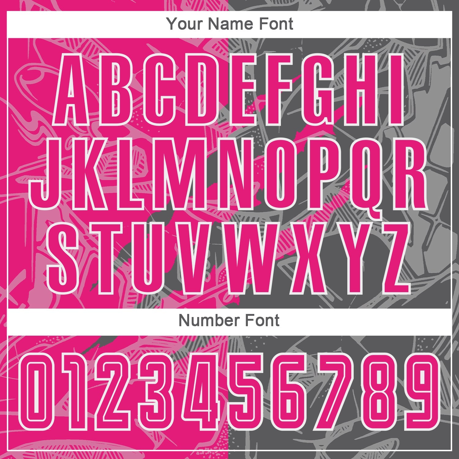 Custom Graffiti Pattern Hot Pink-Steel Gray Scratch Sublimation Soccer Uniform Jersey - Sky-Custom