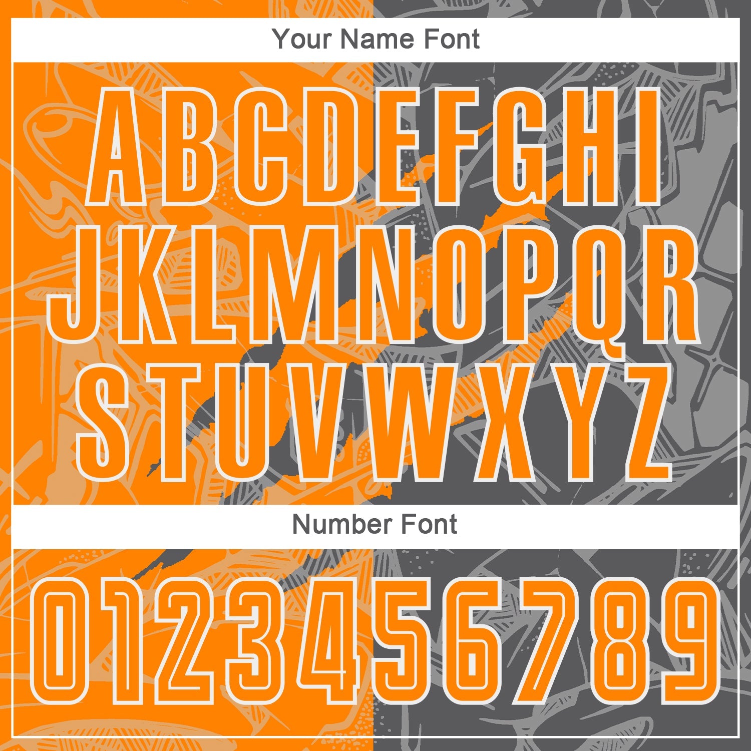 Custom Graffiti Pattern Bay Orange-Steel Gray Scratch Sublimation Soccer Uniform Jersey - Sky-Custom