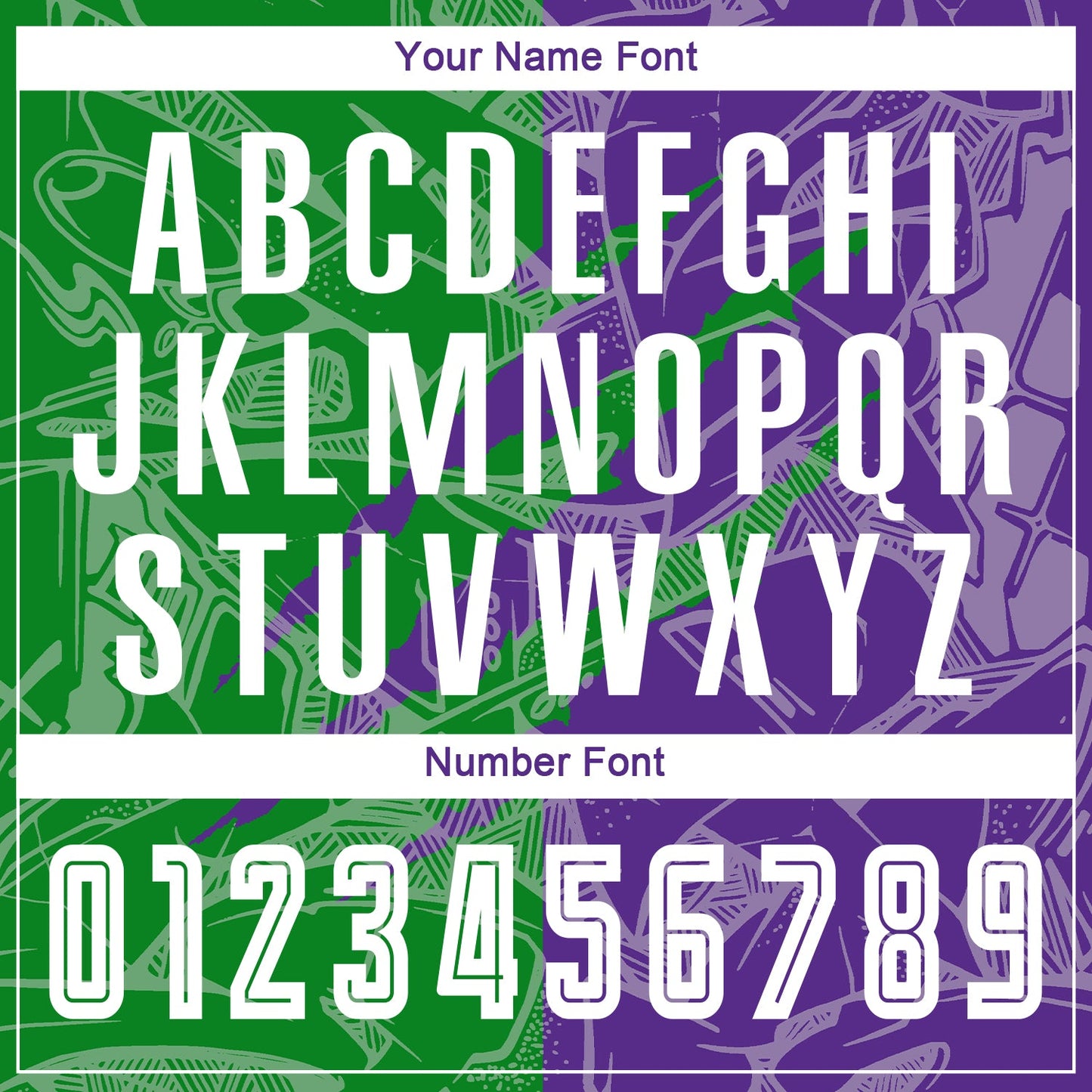 Custom Graffiti Pattern Grass Green-Purple Scratch Sublimation Soccer Uniform Jersey - Sky-Custom