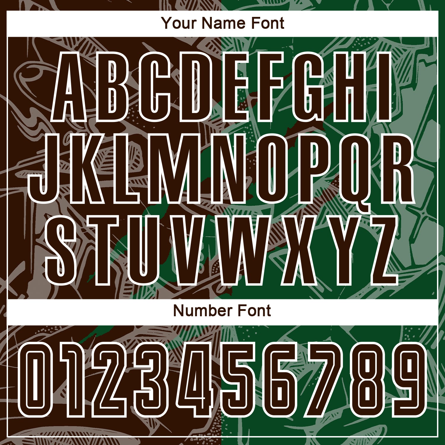 Custom Graffiti Pattern Brown-Green Scratch Sublimation Soccer Uniform Jersey - Sky-Custom