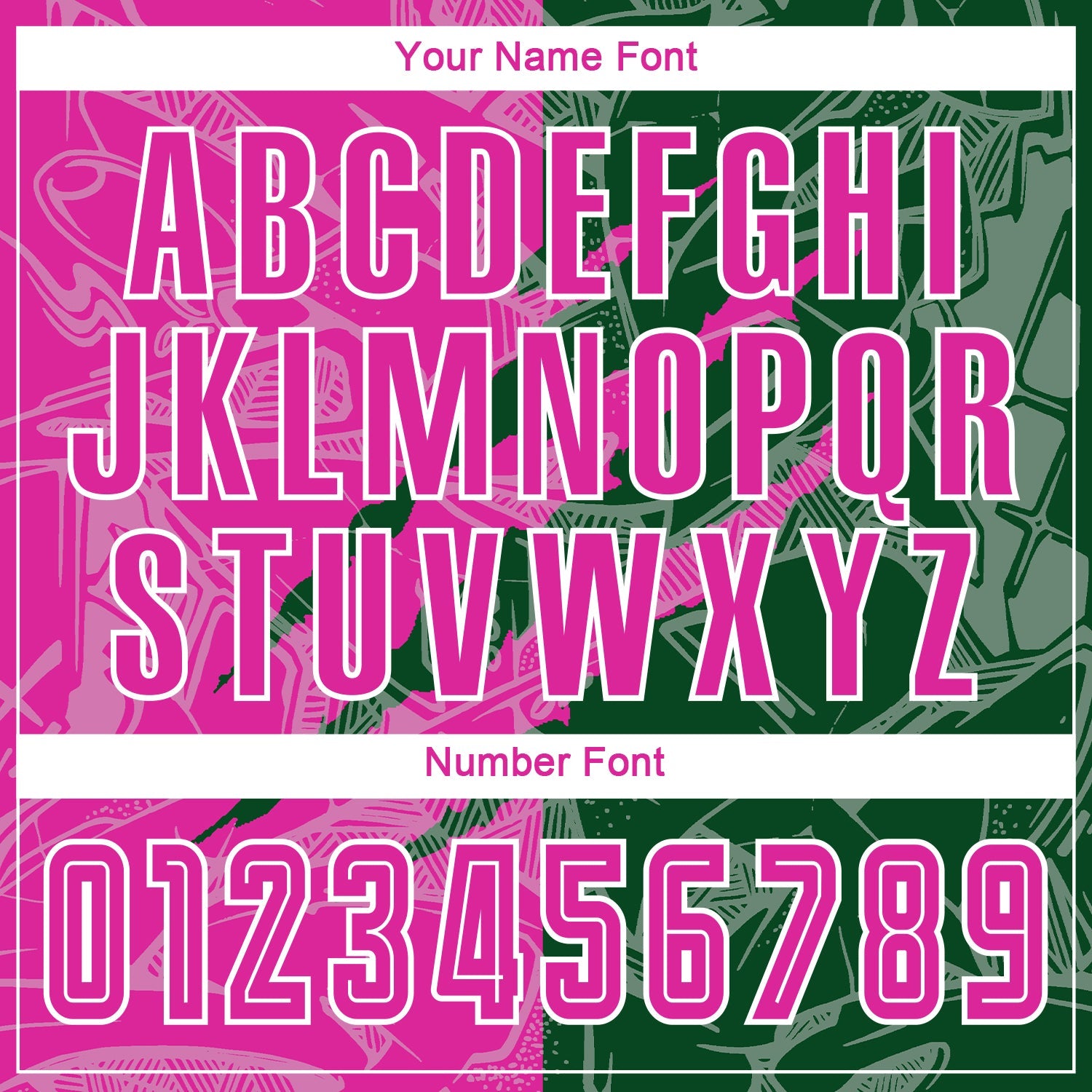 Custom Graffiti Pattern Deep Pink-Green Scratch Sublimation Soccer Uniform Jersey - Sky-Custom