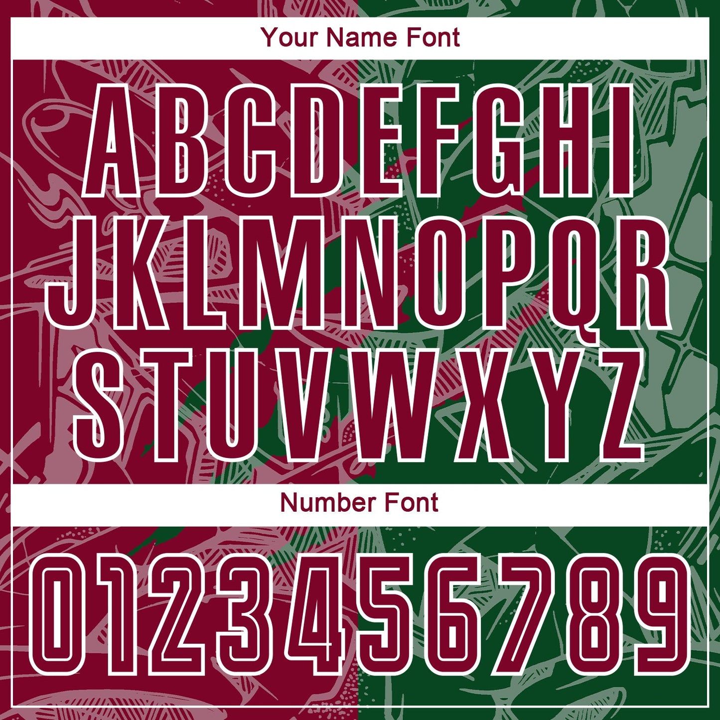 Custom Graffiti Pattern Maroon-Green Scratch Sublimation Soccer Uniform Jersey - Sky-Custom