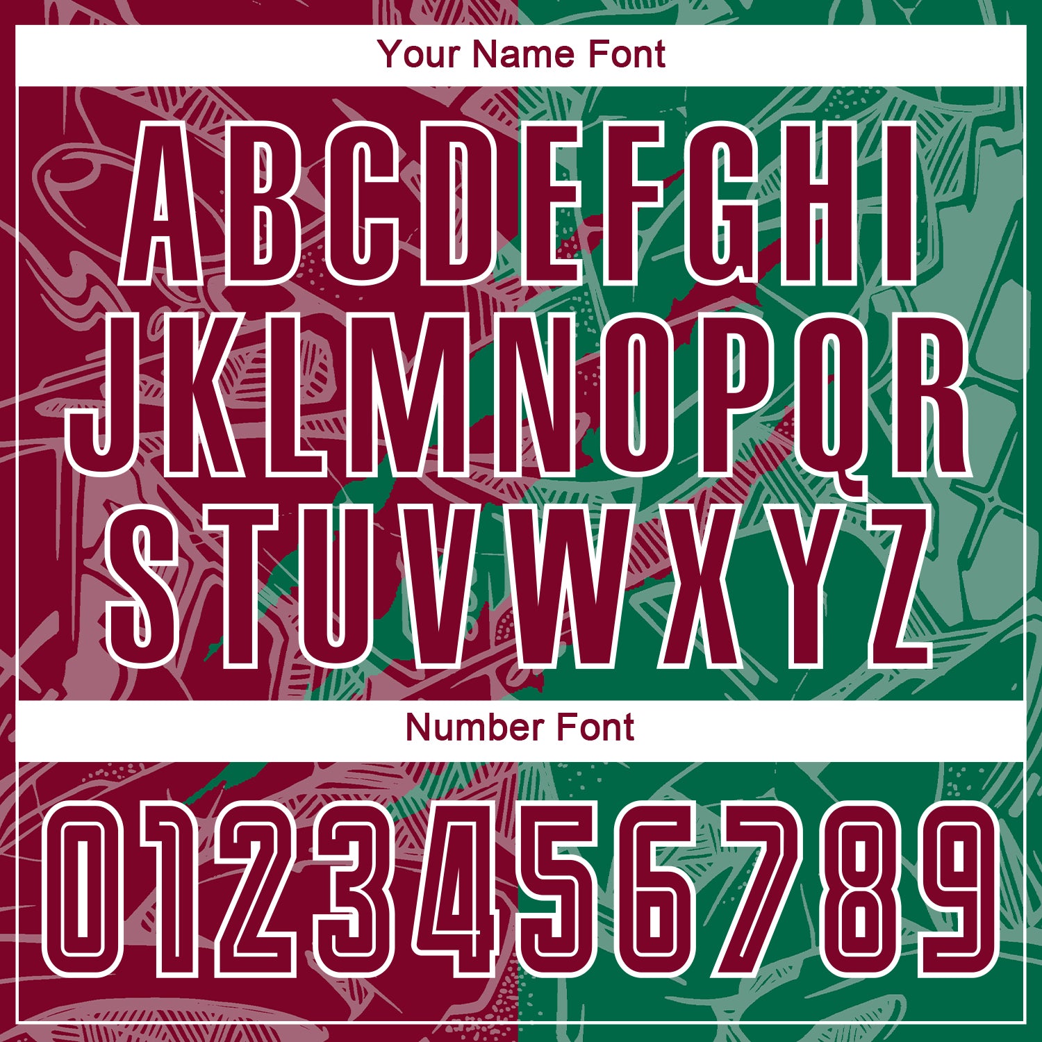 Custom Graffiti Pattern Maroon-Kelly Green Scratch Sublimation Soccer Uniform Jersey - Sky-Custom