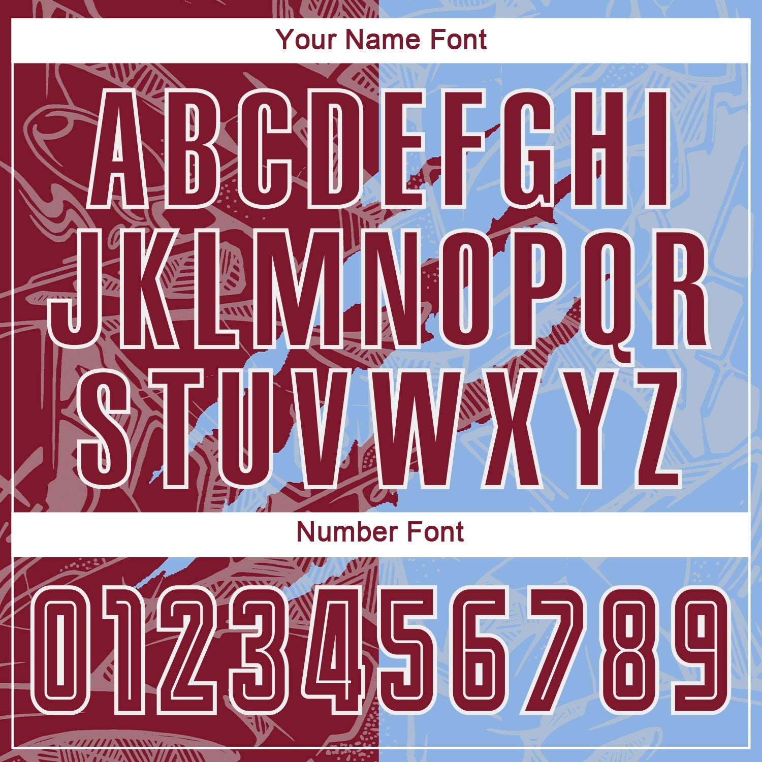 Custom Graffiti Pattern Crimson-Light Blue Scratch Sublimation Soccer Uniform Jersey - Sky-Custom