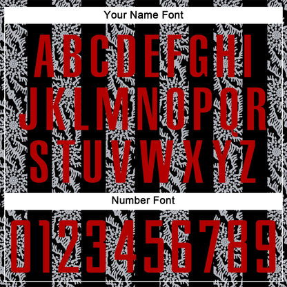 Custom Black Red-Gray Abstract Shape Sublimation Soccer Uniform Jersey - Sky-Custom