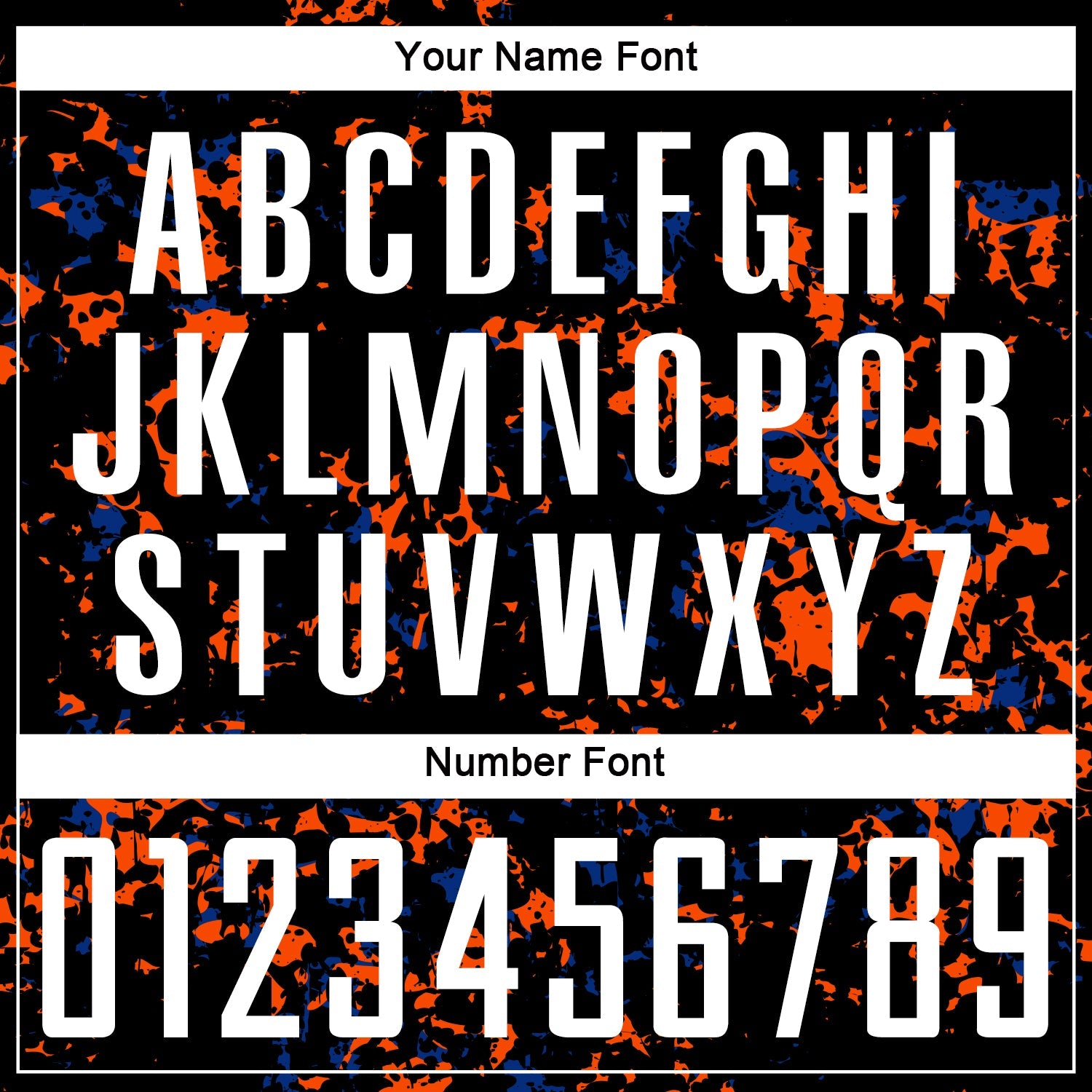 Custom Black Orange-Royal Abstract Fragment Art Sublimation Soccer Uniform Jersey - Sky-Custom