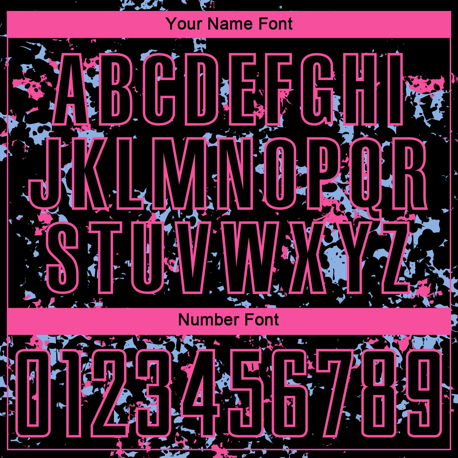 Custom Black Pink-Light Blue Abstract Fragment Art Sublimation Soccer Uniform Jersey - Sky-Custom