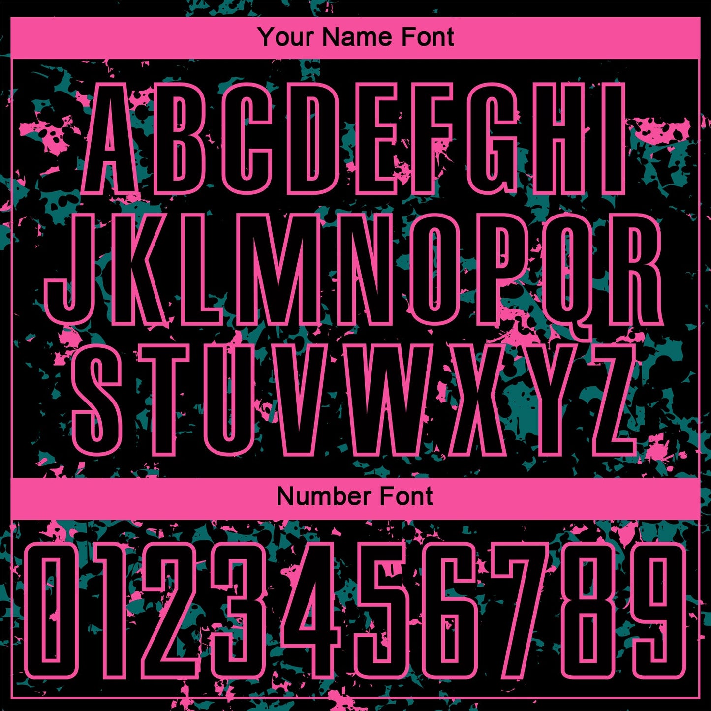 Custom Black Pink-Teal Abstract Fragment Art Sublimation Soccer Uniform Jersey - Sky-Custom