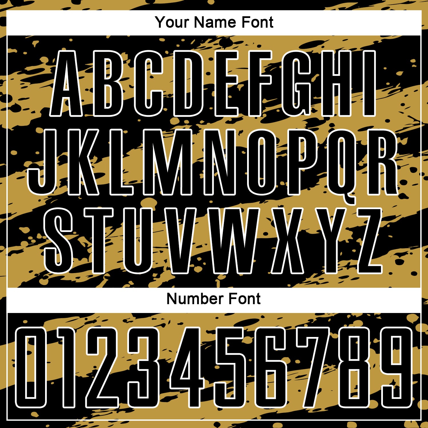 Custom Black Old Gold-White Splash Sublimation Soccer Uniform Jersey - Sky-Custom