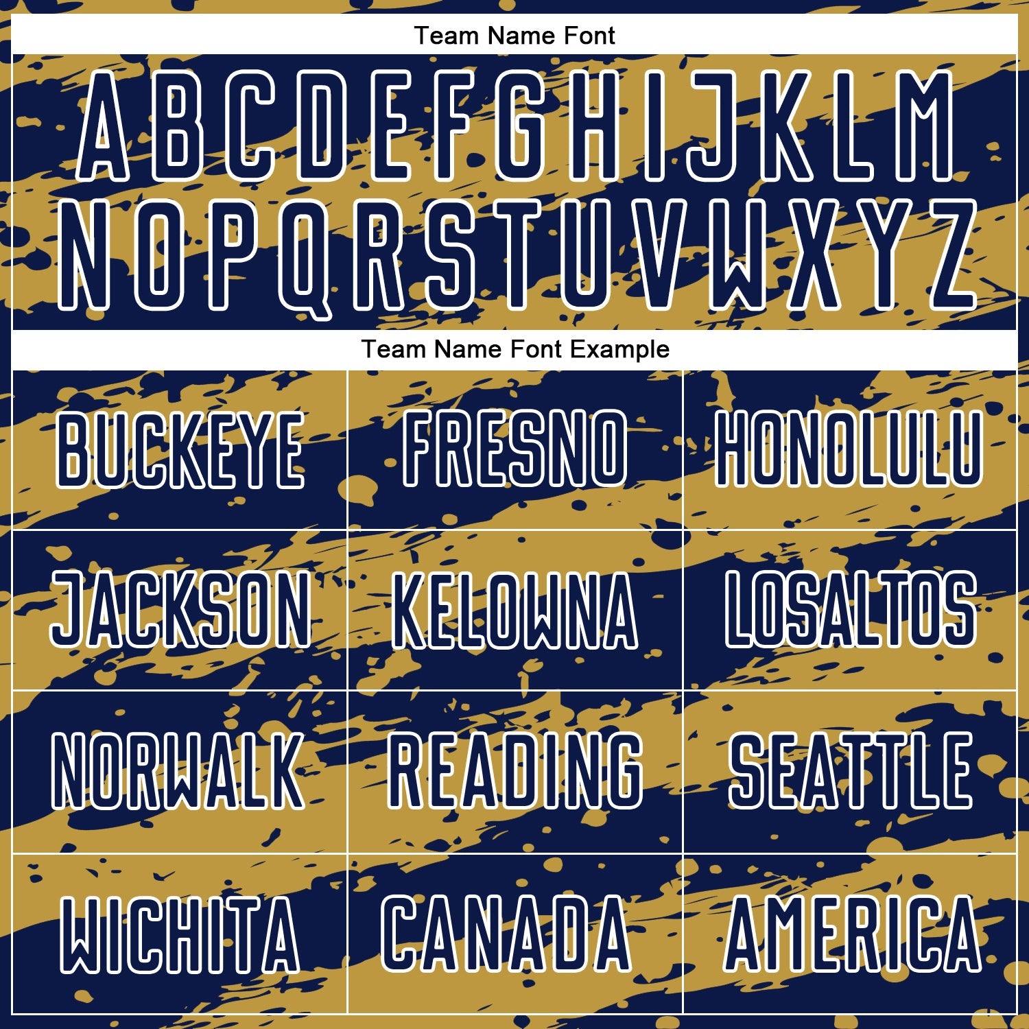 Custom Navy Old Gold-White Splash Sublimation Soccer Uniform Jersey - Sky-Custom