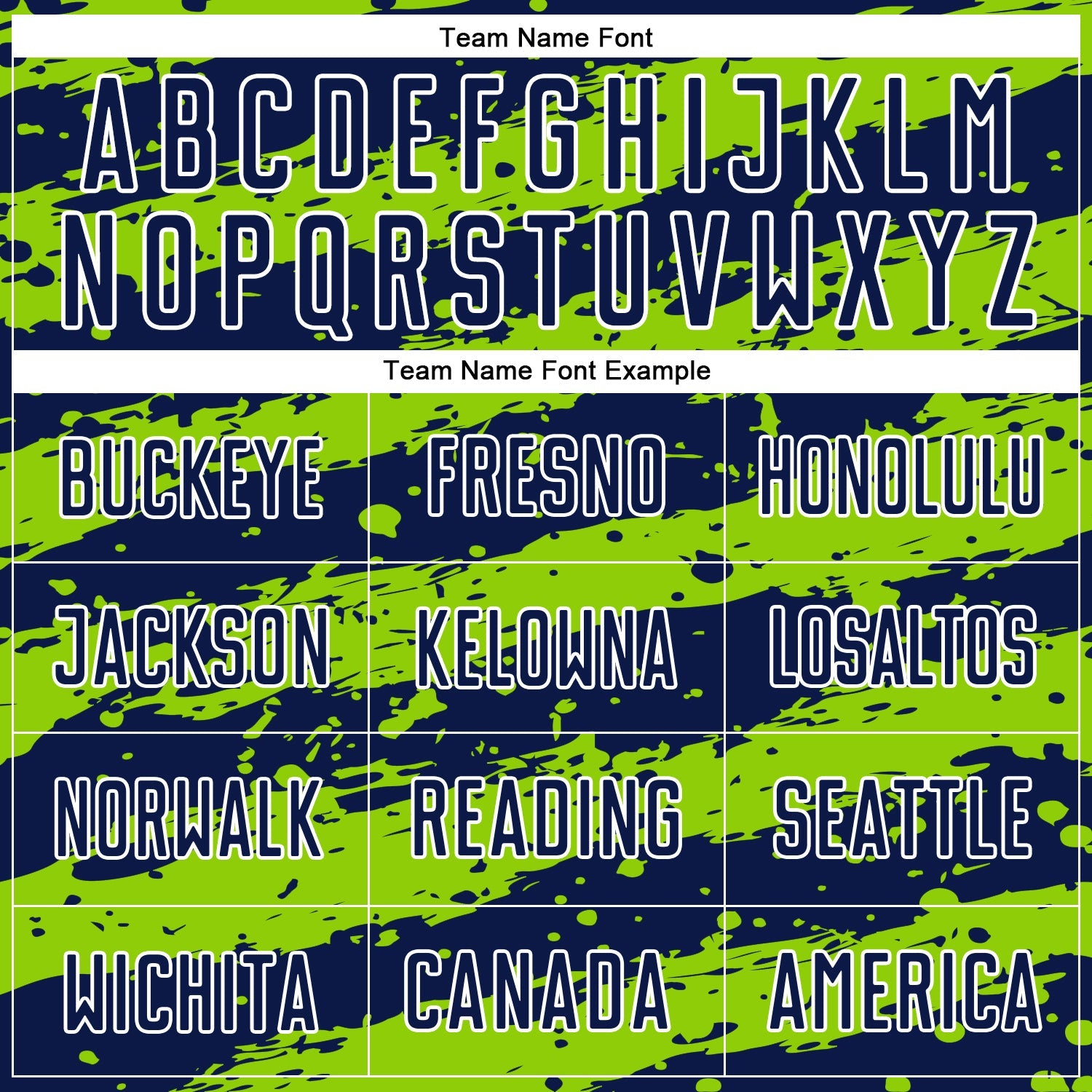 Custom Navy Neon Green-White Splash Sublimation Soccer Uniform Jersey - Sky-Custom