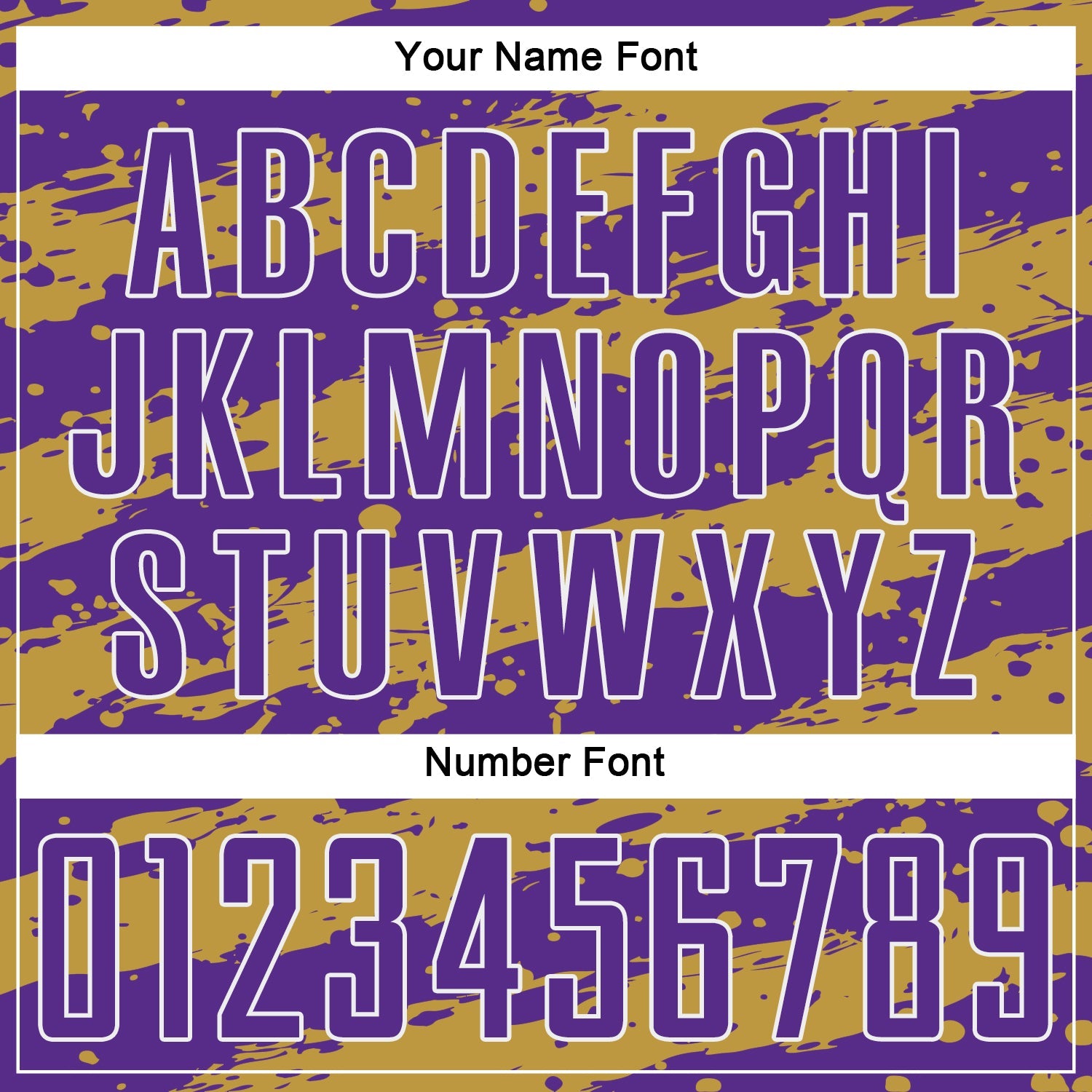 Custom Purple Old Gold-White Splash Sublimation Soccer Uniform Jersey - Sky-Custom
