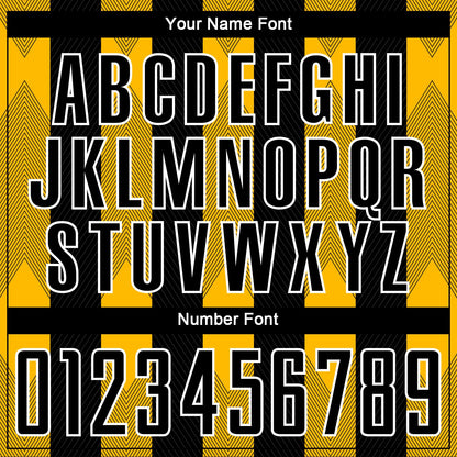 Custom Black Gold-White Line Sublimation Soccer Uniform Jersey - Sky-Custom