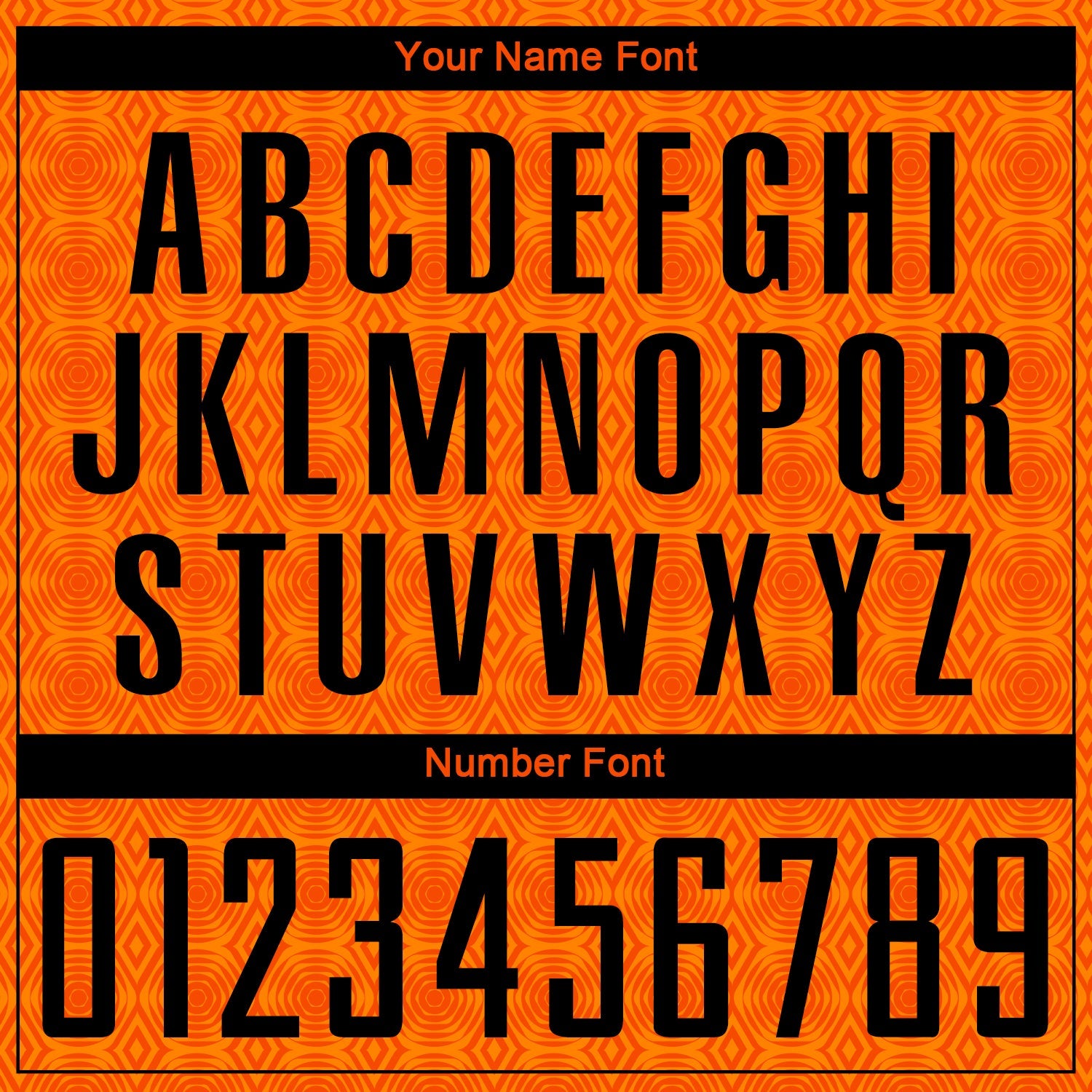 Custom Orange Black-Bay Orange Geometric Shapes Sublimation Soccer Uniform Jersey - Sky-Custom