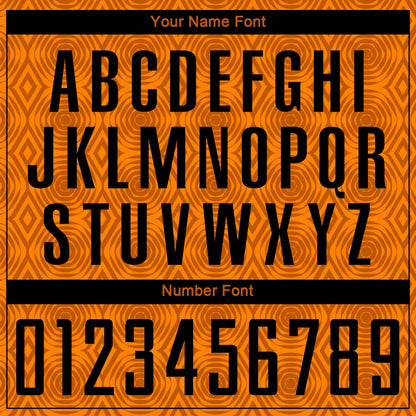Custom Texas Orange Black-Bay Orange Geometric Shapes Sublimation Soccer Uniform Jersey - Sky-Custom