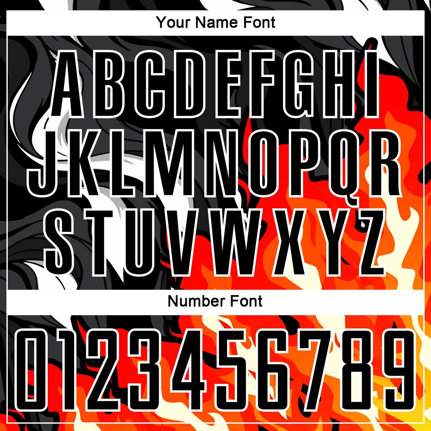 Custom Black Red-Orange Flame Sublimation Soccer Uniform Jersey - Sky-Custom