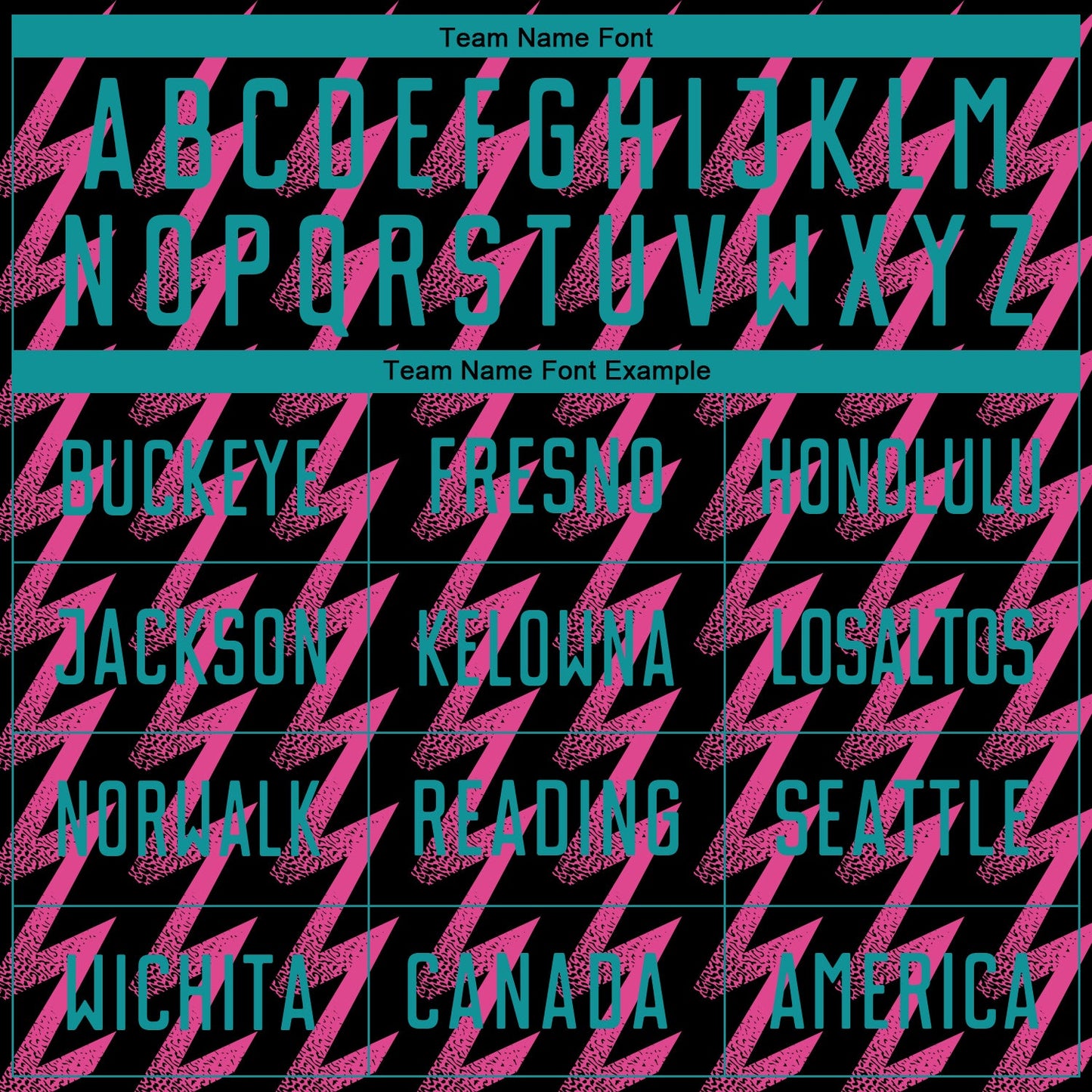 Custom Black Teal-Pink Zigzag Shape Sublimation Soccer Uniform Jersey - Sky-Custom