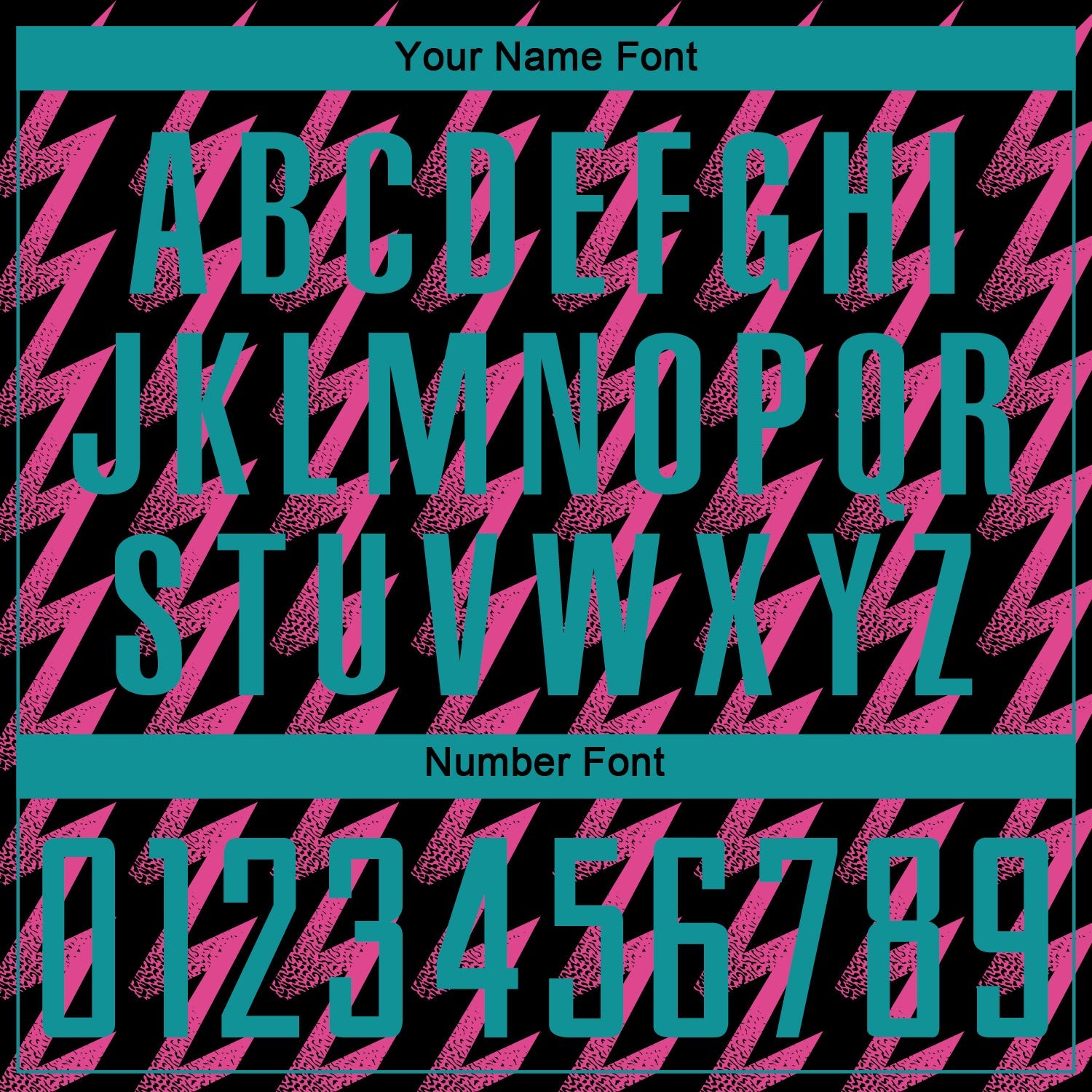 Custom Black Teal-Pink Zigzag Shape Sublimation Soccer Uniform Jersey - Sky-Custom