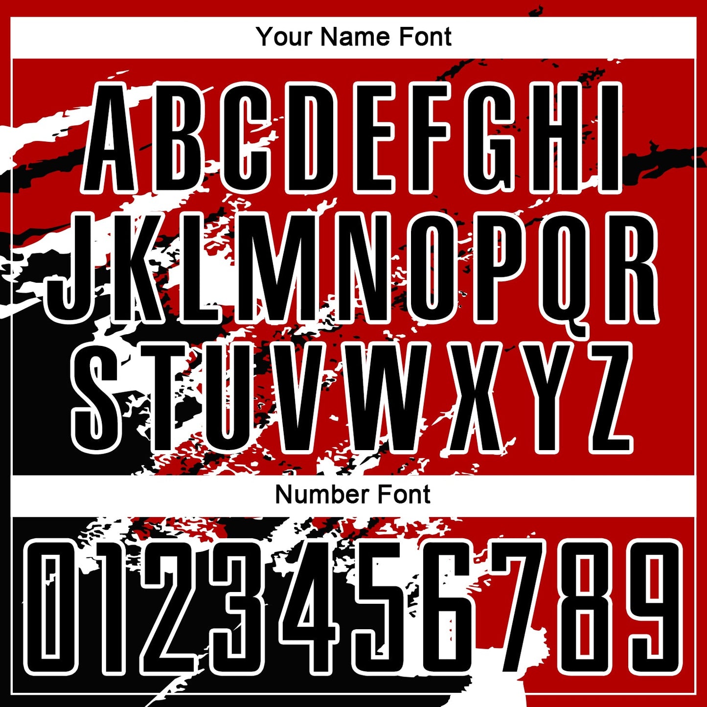 Custom Red Black-White Abstract Fragment Art Splash Sublimation Soccer Uniform Jersey - Sky-Custom