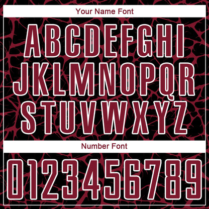 Custom Black Crimson-White Abstract Network Splash Sublimation Soccer Uniform Jersey - Sky-Custom