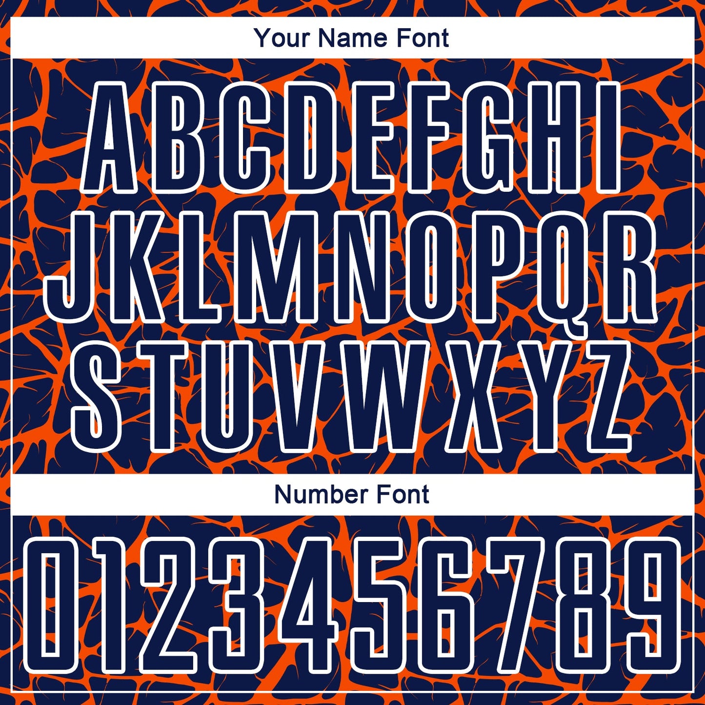 Custom Navy Orange-White Abstract Network Splash Sublimation Soccer Uniform Jersey - Sky-Custom