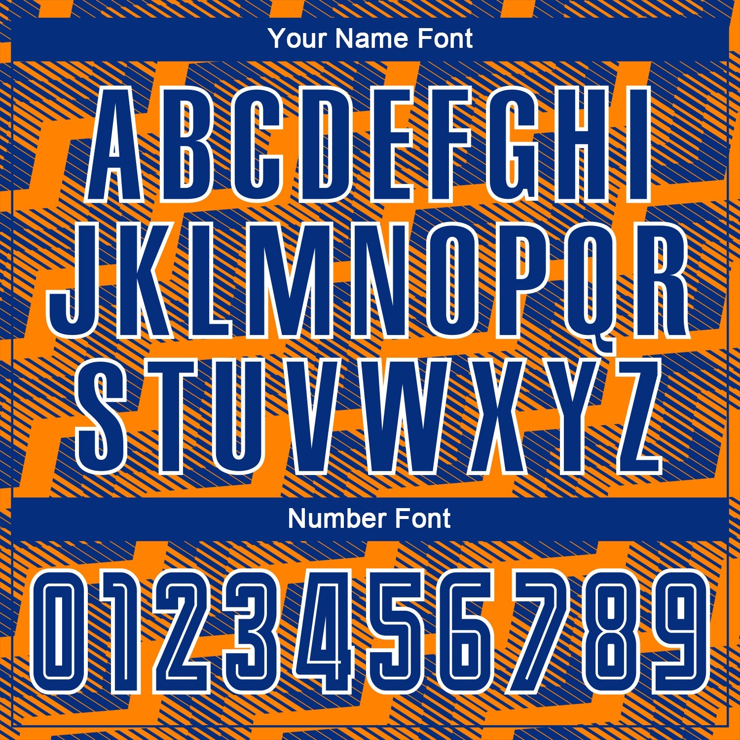 Custom Royal Bay Orange-White Line Sublimation Soccer Uniform Jersey - Sky-Custom