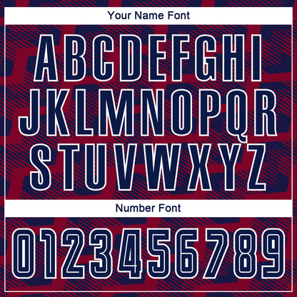 Custom Navy Crimson-White Line Sublimation Soccer Uniform Jersey - Sky-Custom