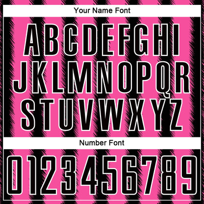 Custom Black Pink-White Line Sublimation Soccer Uniform Jersey - Sky-Custom